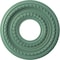 Ekena Millwork Cole PVC Medallion (Canopies up to 4 1/4"), 10"OD x 3 1/2"ID x 3/4"P, Metallic Sea Mist CMP10COFSM - alternate 1